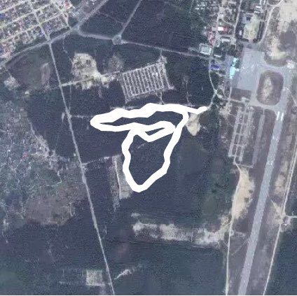 Ski base walking route map in Uray