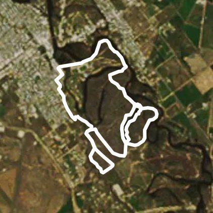 Sunday value bush run walking route map in Deniliquin