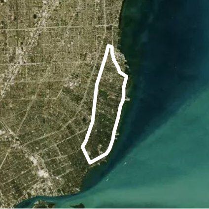 Lakeshore ride walking route map in Grosse Pointe Shores