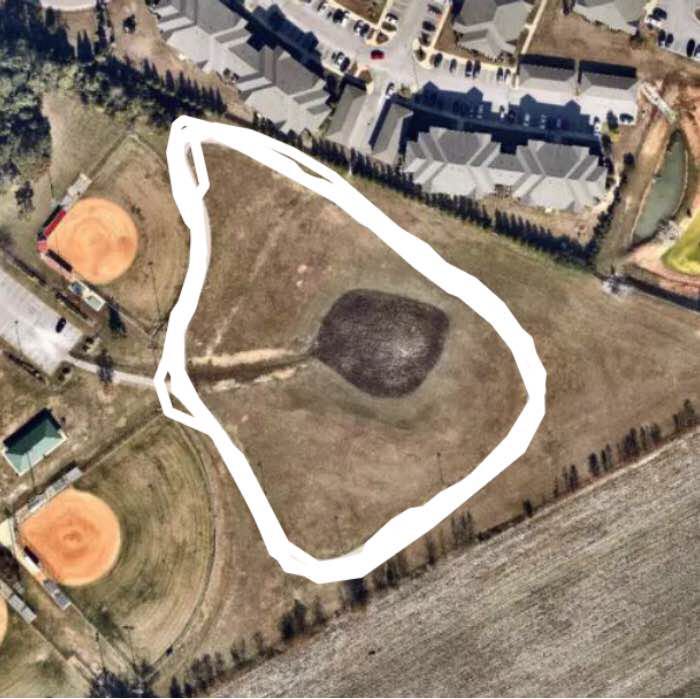 College Lakes running trail 