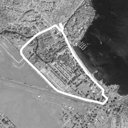 Lac-Aux-Sables, Ste-Marie Road Beach walking route map in Lac-aux-Sables