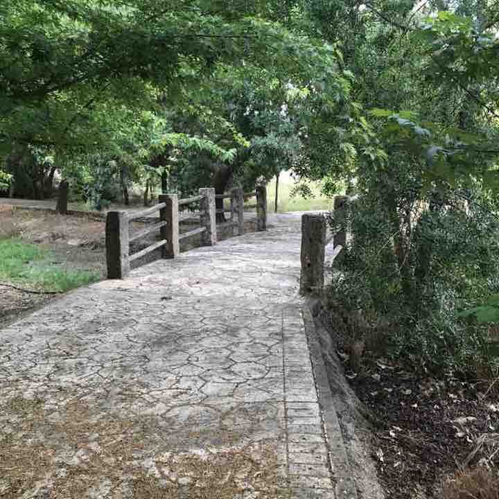 Montehermoso walk walking route map in Montehermoso