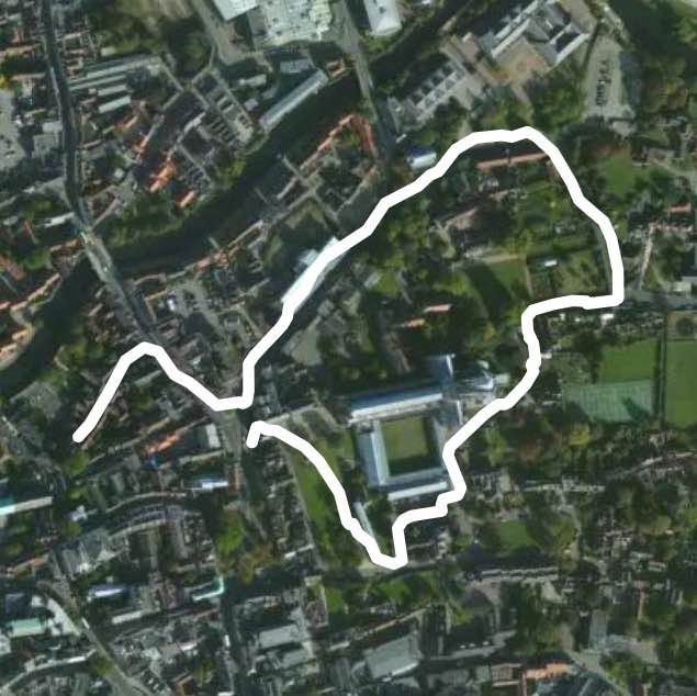 Elm Hill / Palace Street / Bishopgate / Norwich Cathedral  / Cathedral Close / Tombland