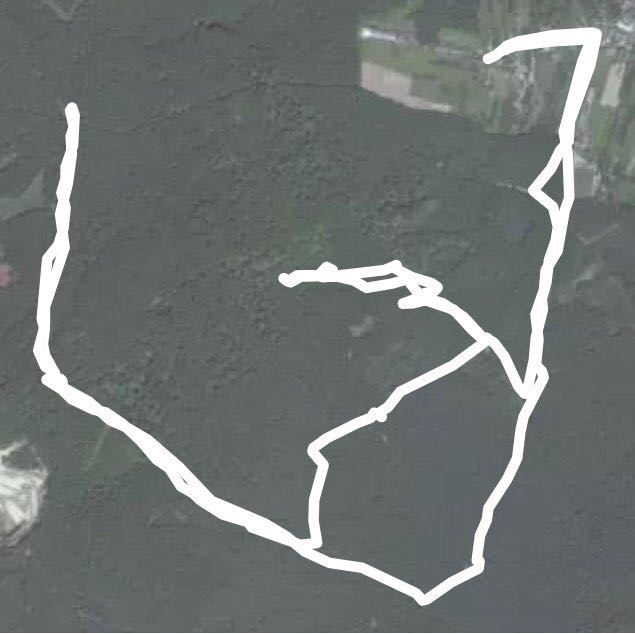 Nawojowa-Teczynek with a forest walking route map in Nawojowa Góra