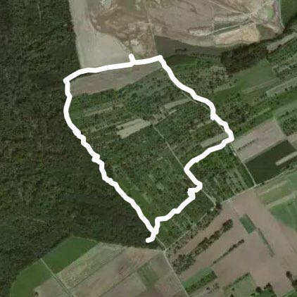 Golf course dusslingen walking route map in Dußlingen