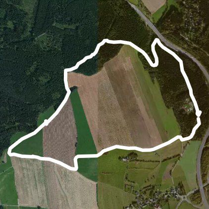 Dittersdorfer Höhe walking route map in Gornau/Erzgeb.