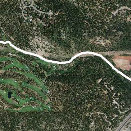 Truckee to Tahoe Donner walking route map in Truckee