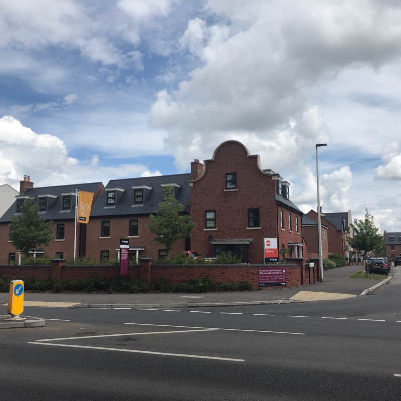 Topsham to Countess Wear walking route map in Ebford