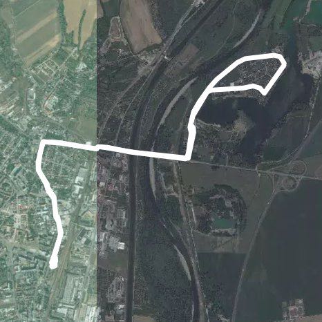 Green Water walking route map in Kočovce