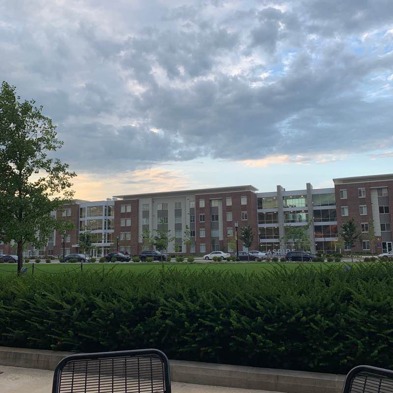 Purdue Campus Walk walking route map in Lafayette