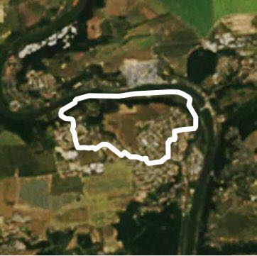 Riverside Loop Solutions walking route map in Zdiby