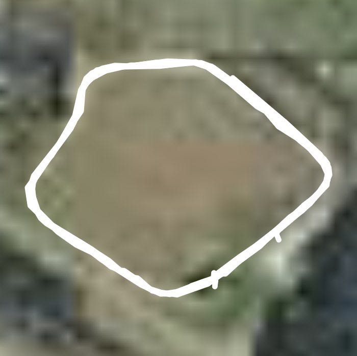 Bailey Church of God Park  walking route map in Sims