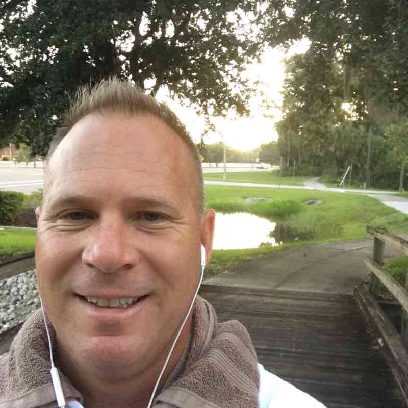 Pretty nature walk ending at Tinbush 6 miles walking route map in North Port