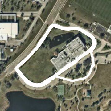 Morgan family community center walk walking route map in North Port