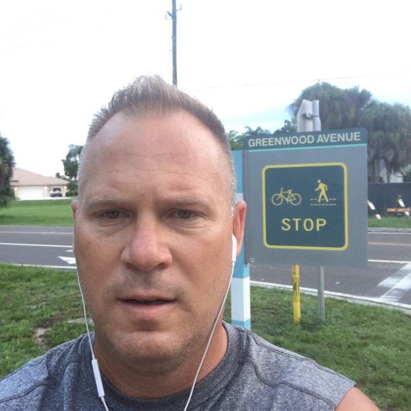 Windixie walking route map in North Port