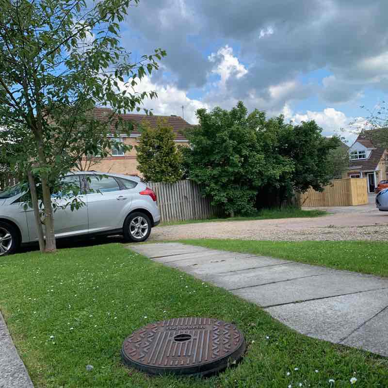 Short run walking route map in Shildon