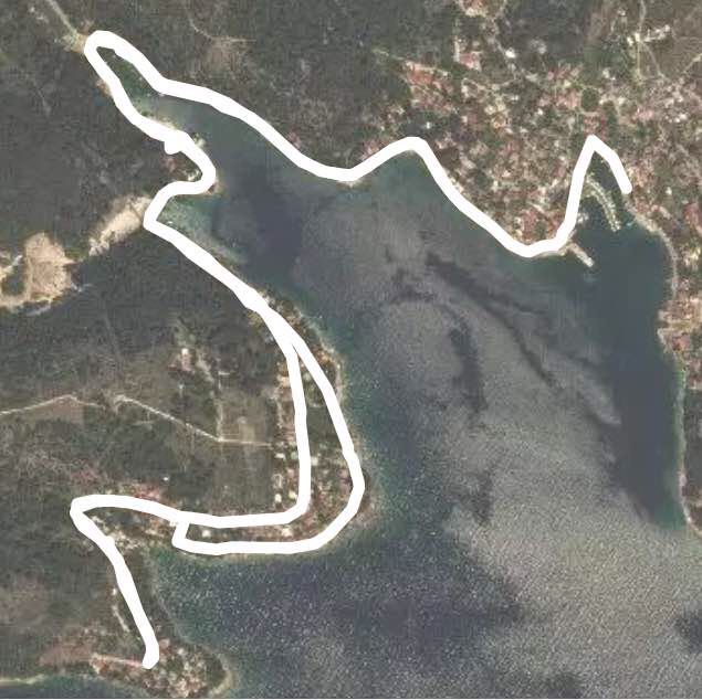 Radonja i Puntinak walking route map in Sumartin