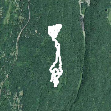 Broken chain loop walking route map in Millbrook