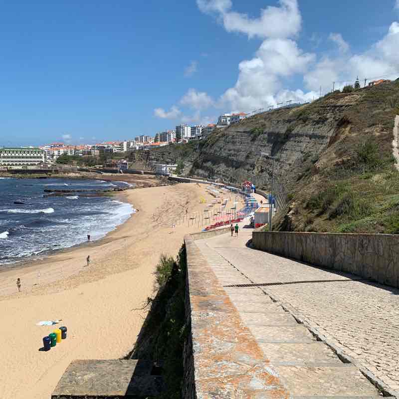 Ericeira walking route map in Ericeira