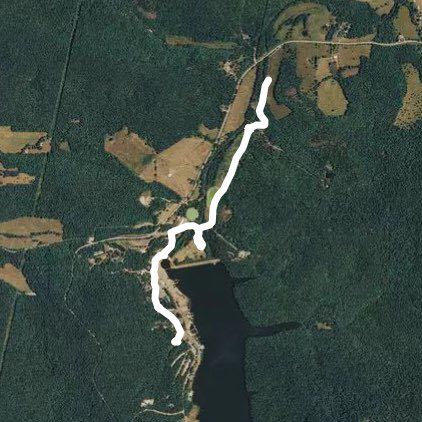 YMCA TROUT LODGE walking route map in Potosi