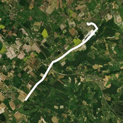 The Ridgeway walking route map in Lewknor