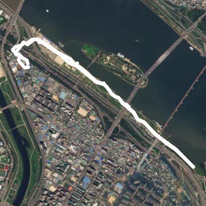 한강 - 양평에서 여의도 초입