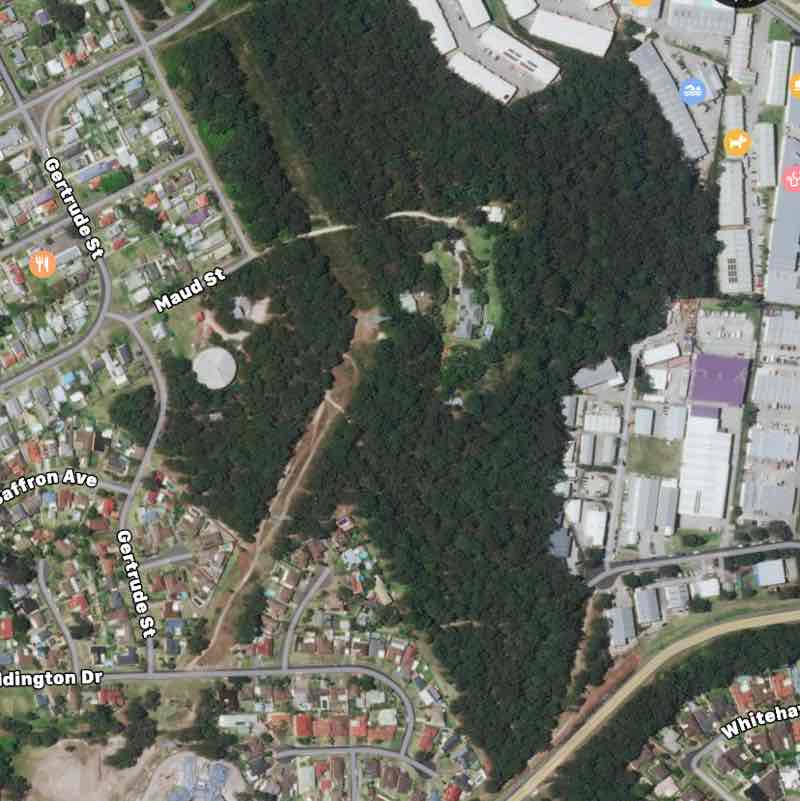 Hillsy rocky walking route map in Cardiff South