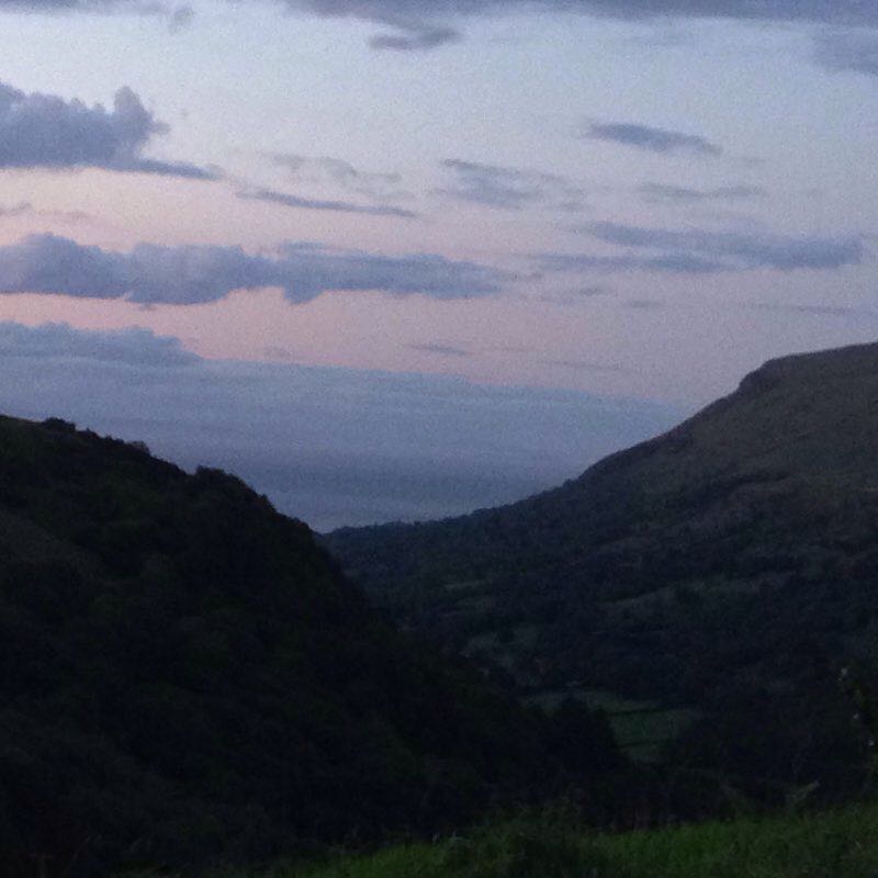 Glenariff Forest Gentle Walk walking route map in Glenariffe