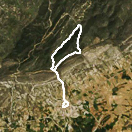 Short Torrelaguna walking route map in Torremocha de Jarama