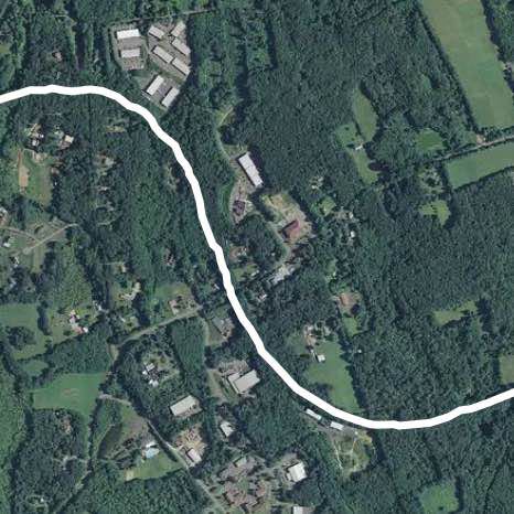 Bridal path .soutbury to naugatuck walking route map in Oxford