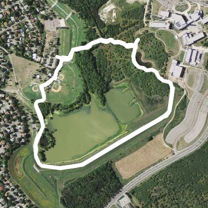 Live Oak City Park walking route map in Universal City