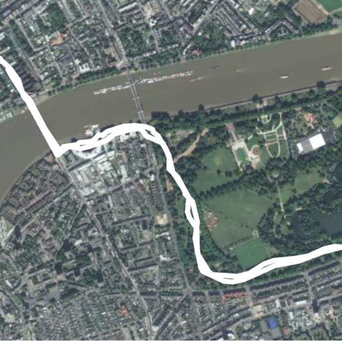 Battersea Park back border