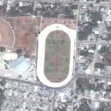 Claudio Alcocer soccer field walking route map in Valladolid