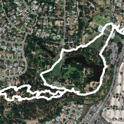 Arboretum on a cloudy day