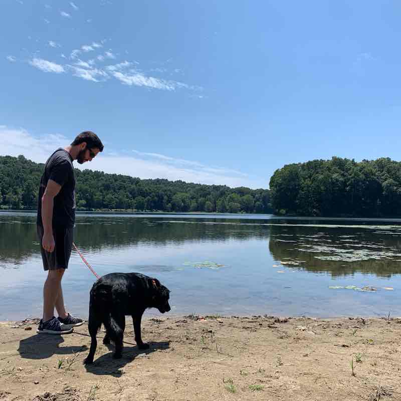 Lake Alma walking route map in Hamden