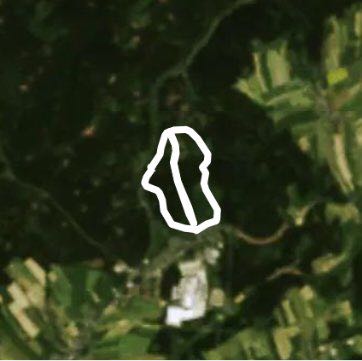 Steinbach brick hut walking route map in Ludwigsstadt