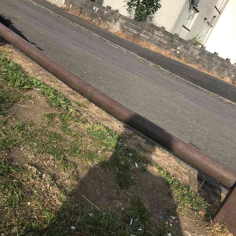 Afon llan gardens walking route map in Penlan