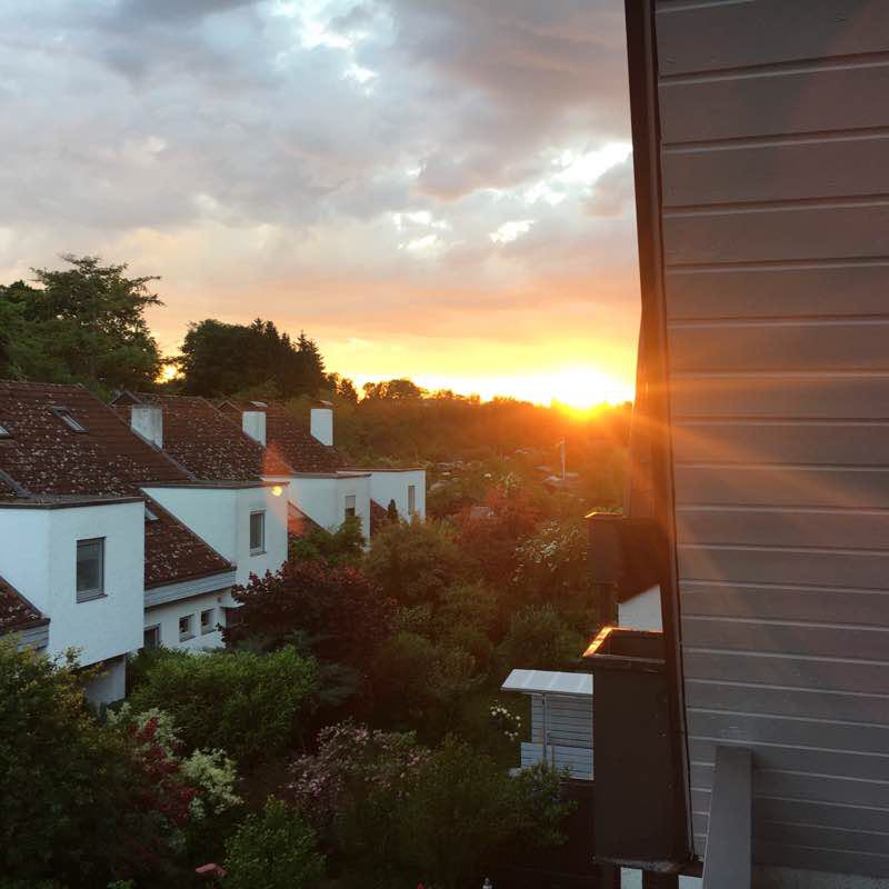 5.7 km round walking route map in Landsberg am Lech