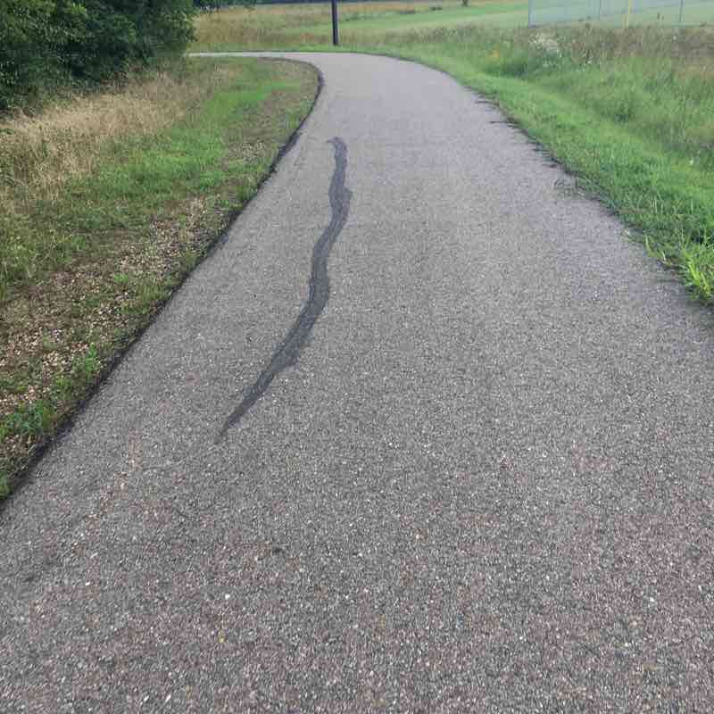 Foreman City Park walking route map in Foreman