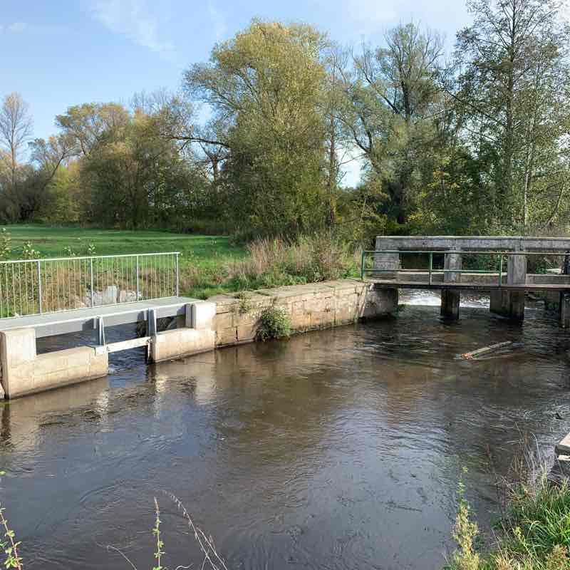 The Ottersheim division defense walking route map in Knittelsheim