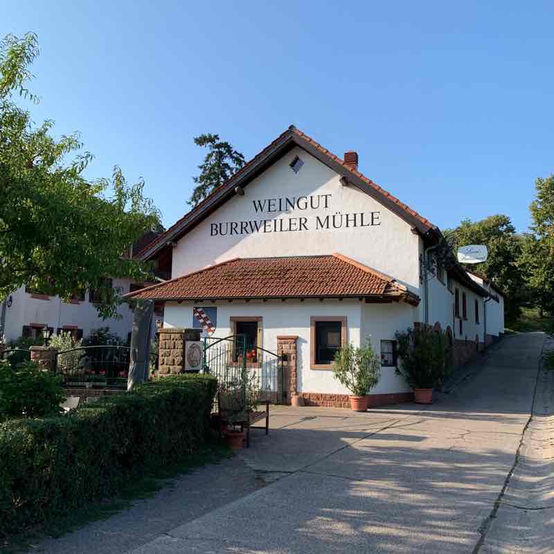 Around the Burrweiler mill walking route map in Hainfeld