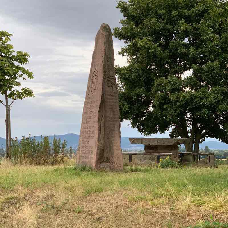 Hochstadt-Essingen-Freimersheim walking route map in Hochstadt (Pfalz)