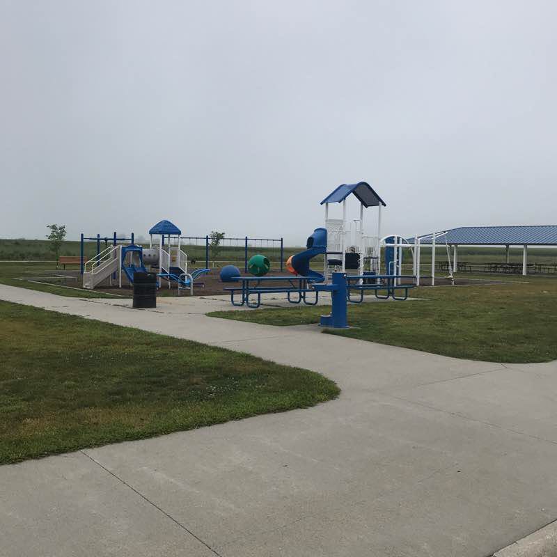 Water Park walking route map in Fort Dodge