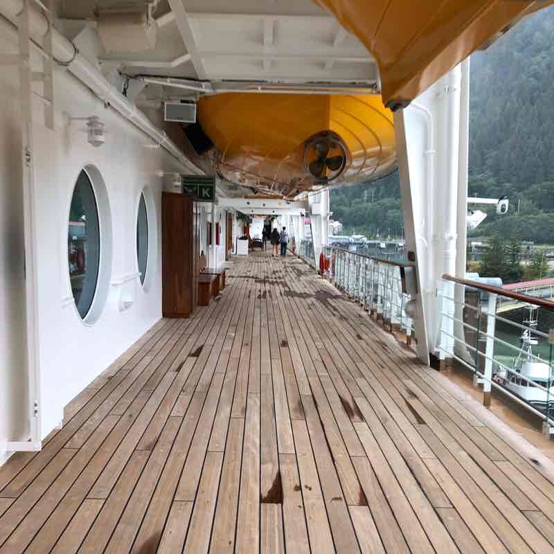 Aboard the Disney Wonder in Juneau