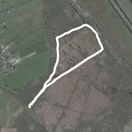 Bracken Moss portadown walking route map in Portadown