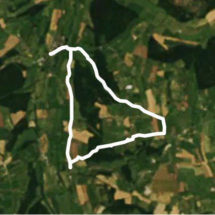 Pontchardon Scenic walking route map in Le Bosc-Renoult