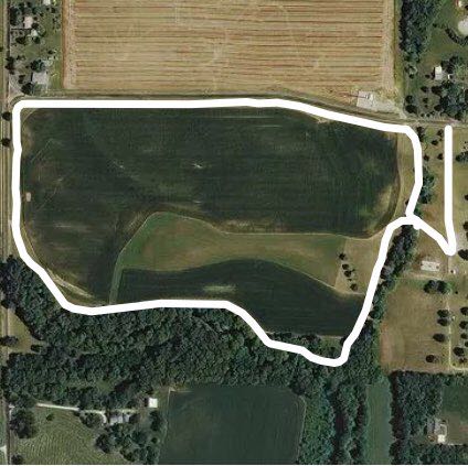 Crowder park walking route map in Bethany