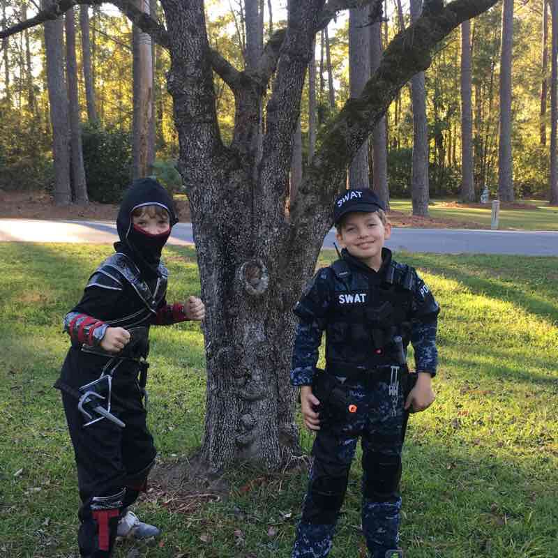 Lake Waccamaw walking route map in Lake Waccamaw