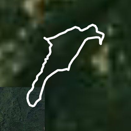 Imperial field and the channel of strands walking route map in Trefiumi