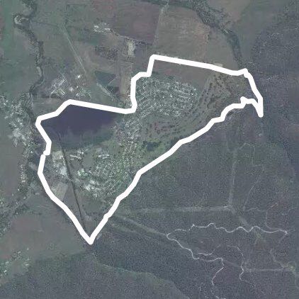 Pole track and mermaid beach walking route map in Tawonga South